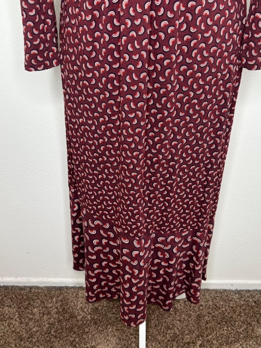 Boden Womens Philippa Jersey Midi Dress Size 6 - Picture 4 of 10